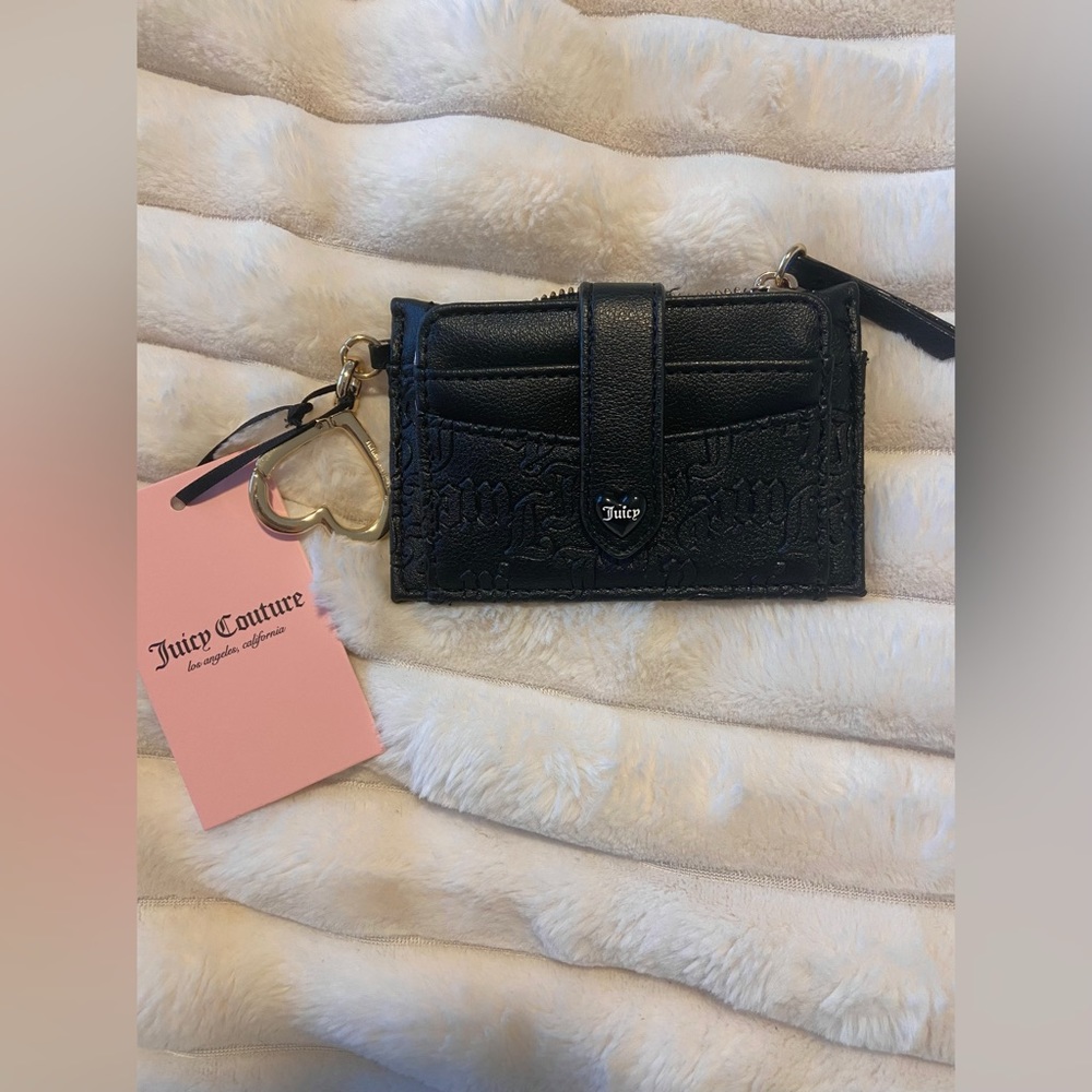 Juicy couture black card holder wallet 🖤